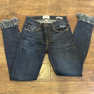 Frame Le Frame jeans with Frayed hem